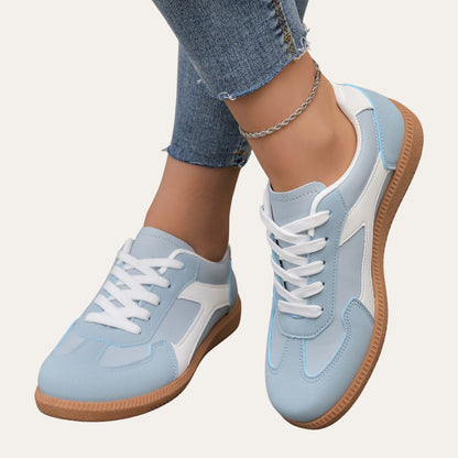 Women's Lace-Up Trendy Sneakers