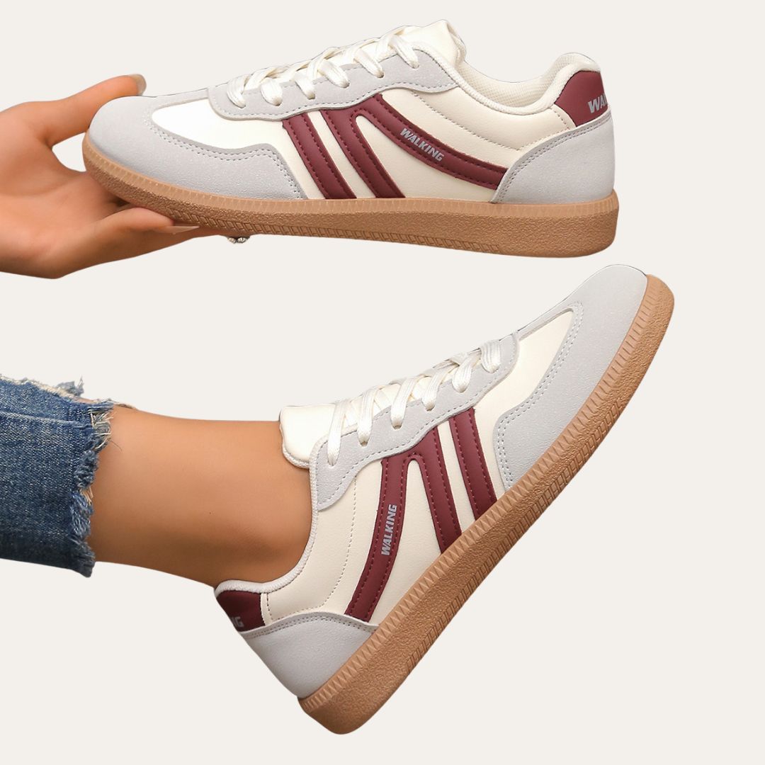 Women's Lace-Up Trendy Sneakers