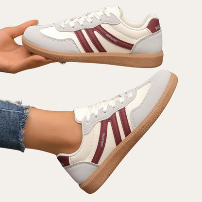 Women's Lace-Up Trendy Sneakers