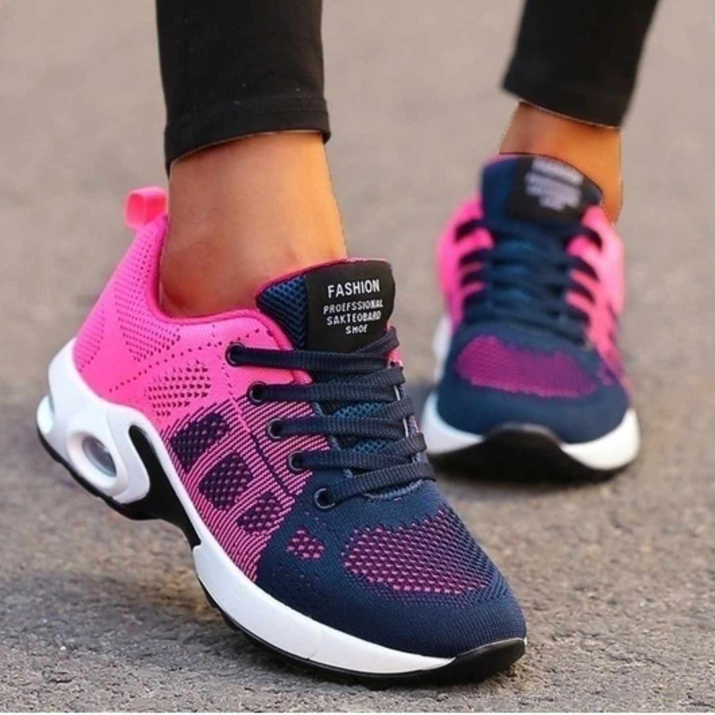 Women's Lightweight Cushioned Sneakers for All-Day Comfort