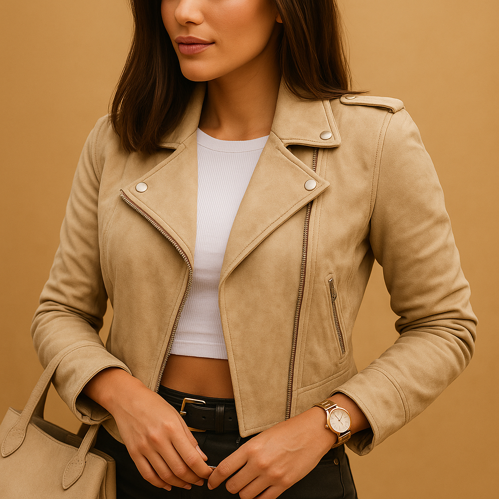 Women's Lightweight Fitted Jacket with Tailored Design