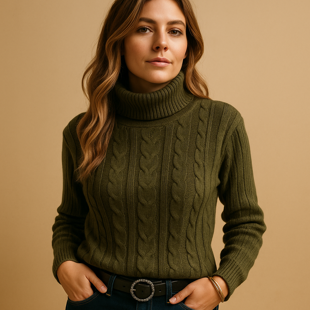 Women's Lightweight Turtleneck Jumper