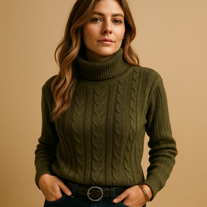 Women's Lightweight Turtleneck Jumper