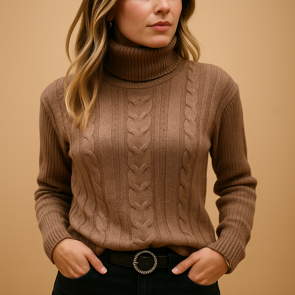 Women's Lightweight Turtleneck Jumper