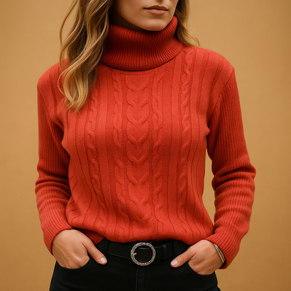 Women's Lightweight Turtleneck Jumper