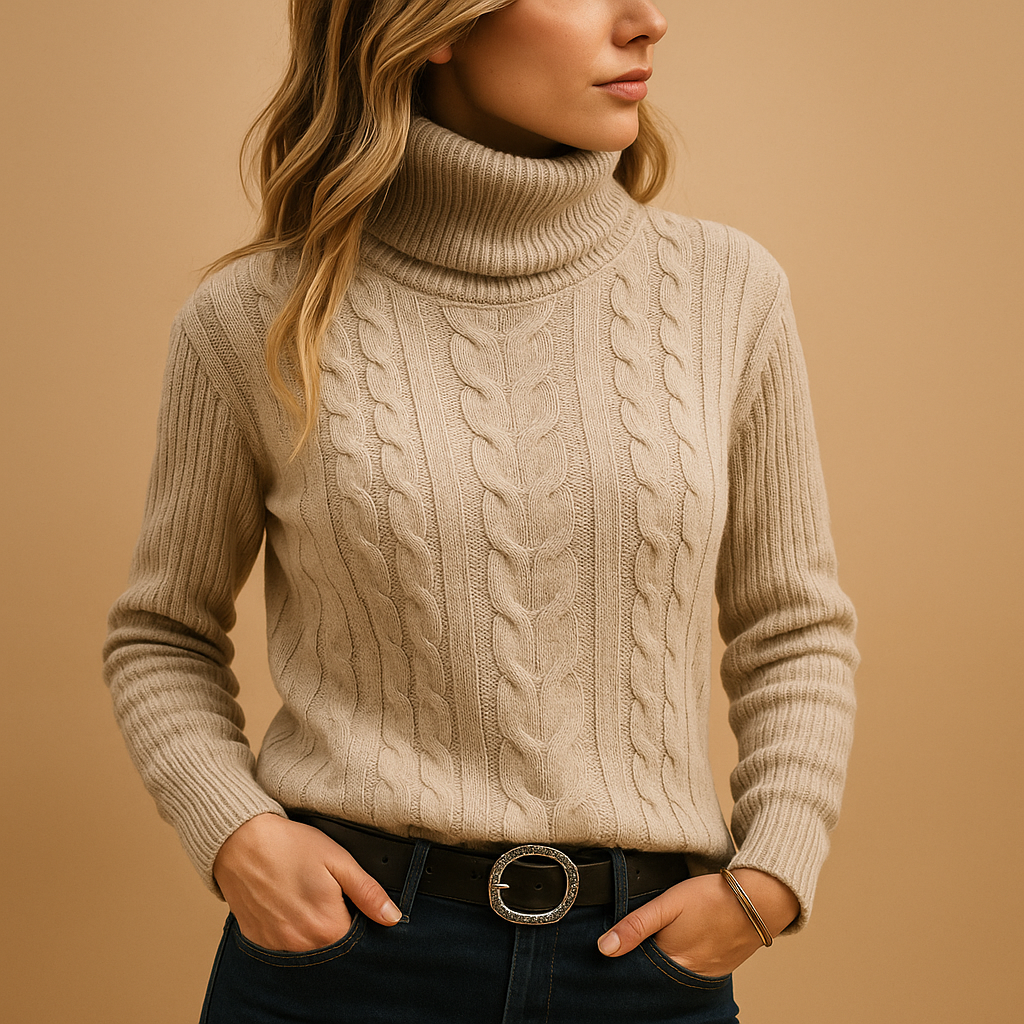 Women's Lightweight Turtleneck Jumper