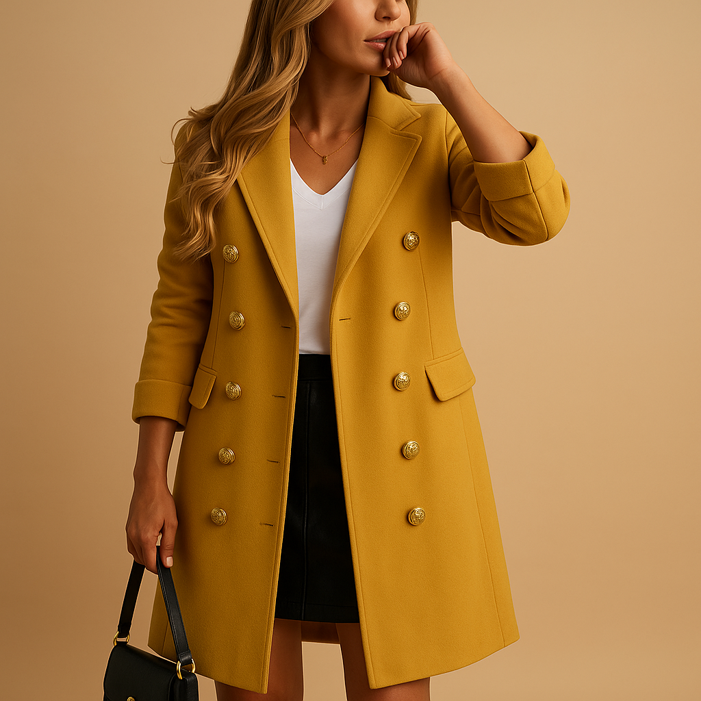 Women's Long Belted Trench Coat