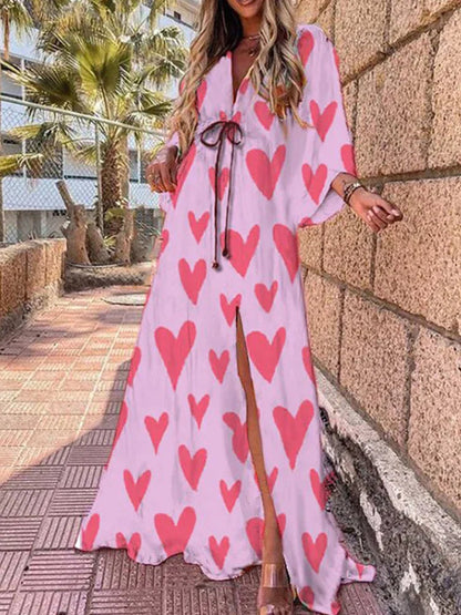 Women's Long Sleeve Maxi Dress for Summer Casual Wear