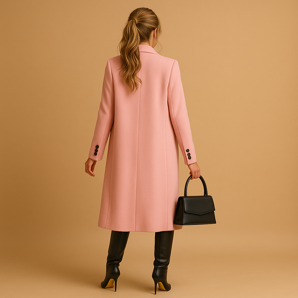 Women's Long Winter Coat with Insulating Lining