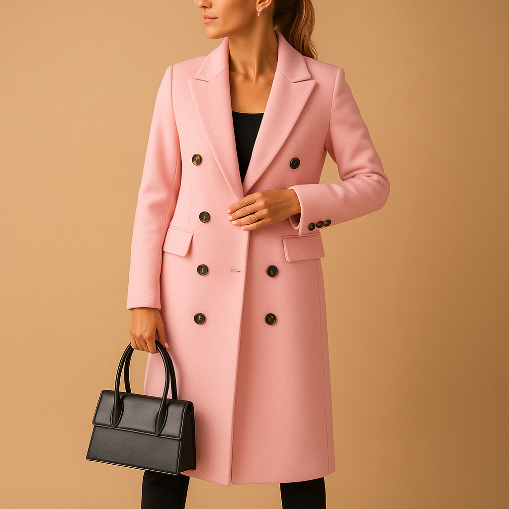 Women's Long Winter Coat with Insulating Lining