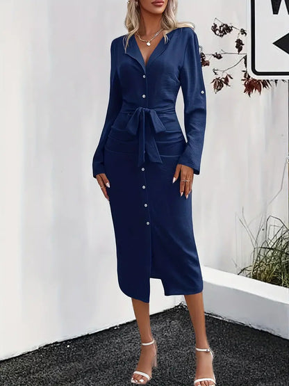 Women's Maxi Summer Dress with Removable Belt