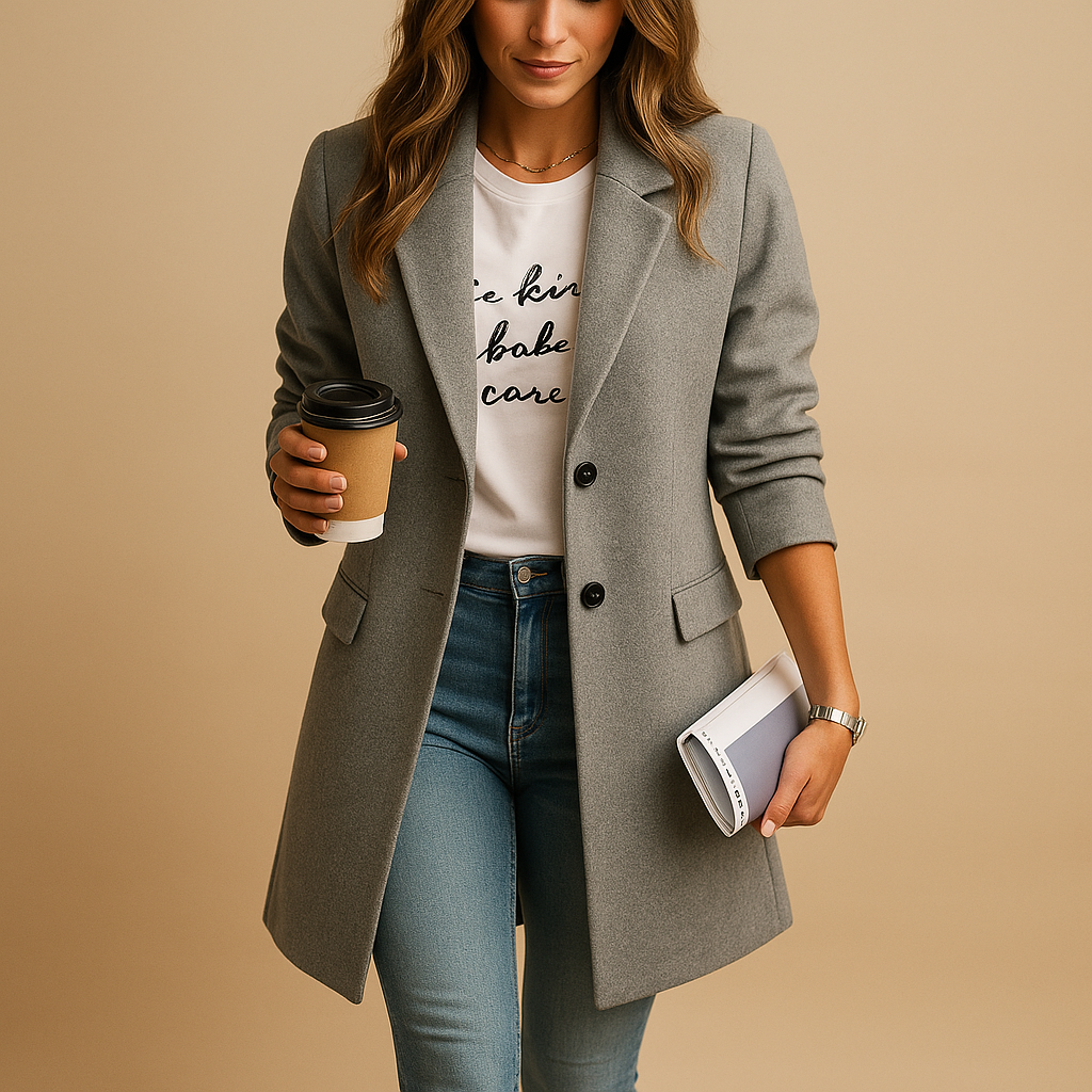 Women's Mid-Length Elegant Coat