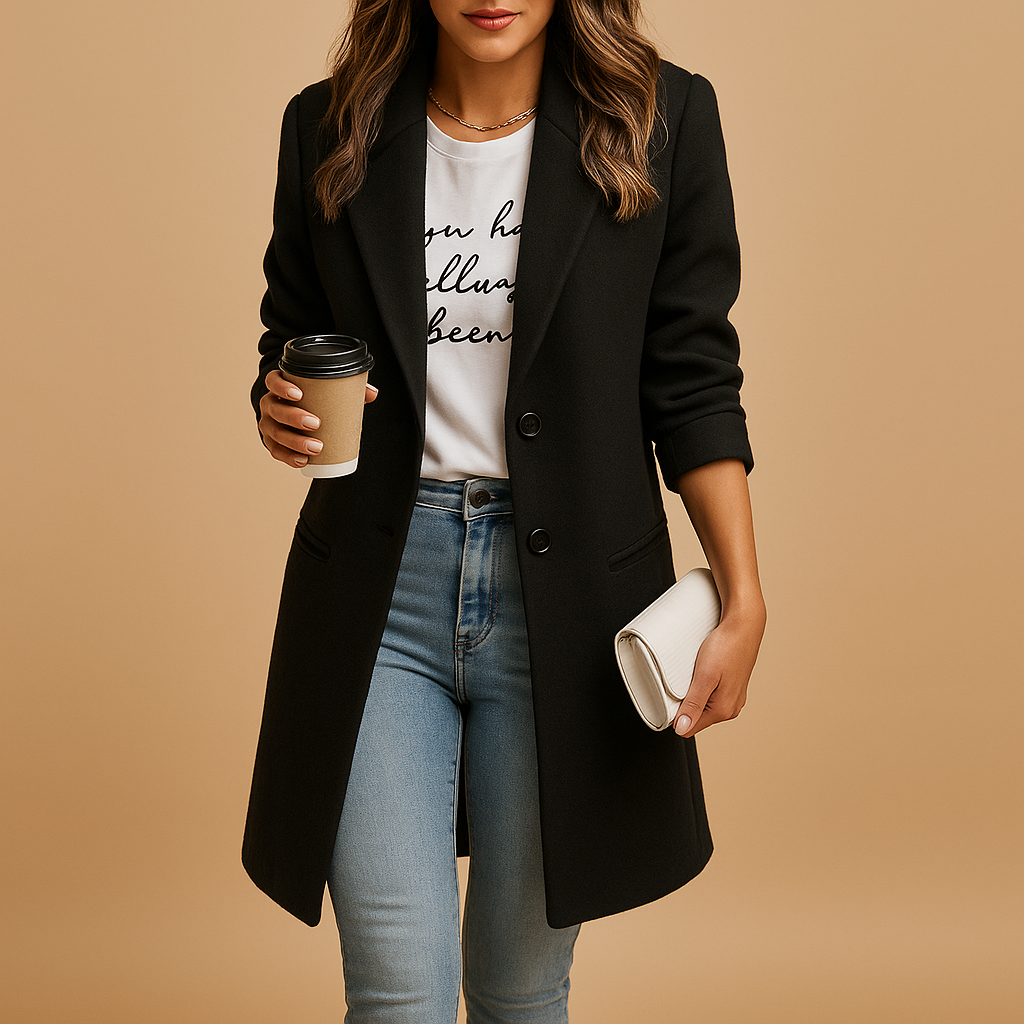 Women's Mid-Length Elegant Coat