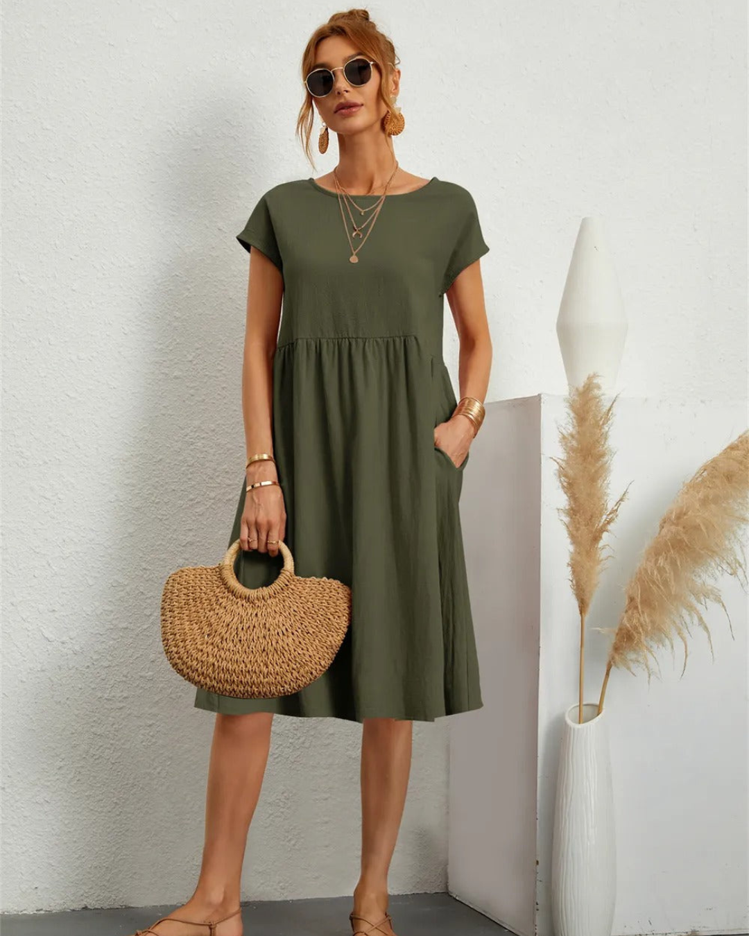 Women's Midi Beach Dress
