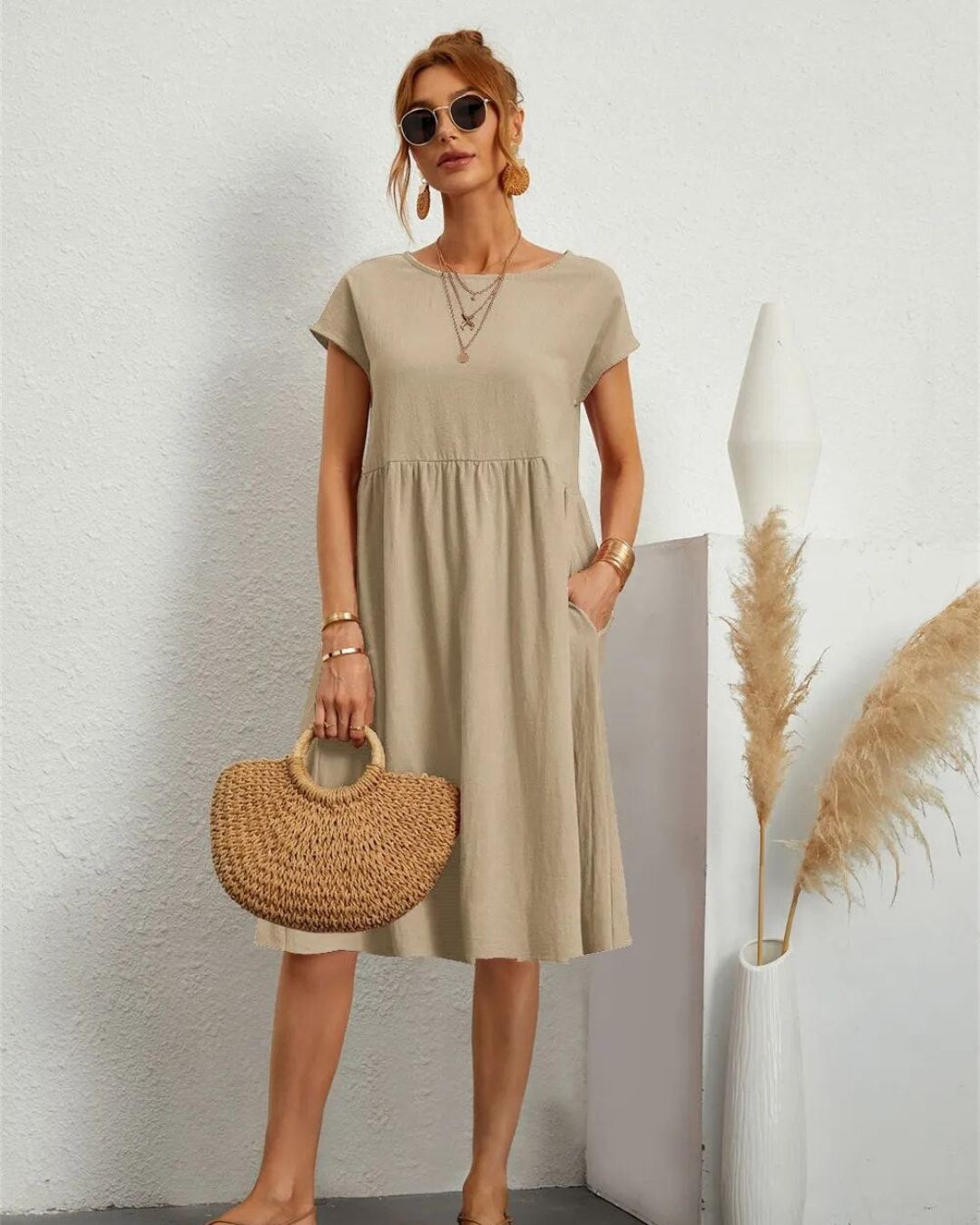 Women's Midi Beach Dress