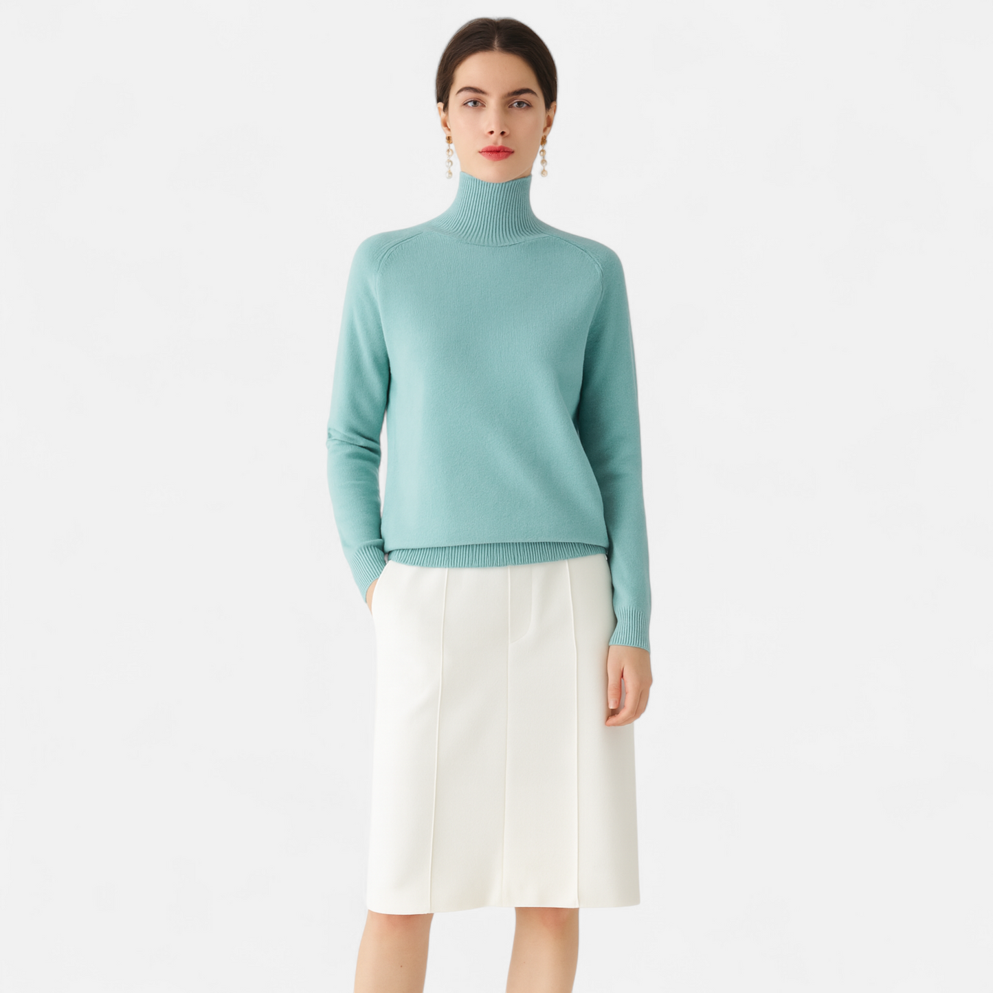 Women's Mock-Neck Sweater