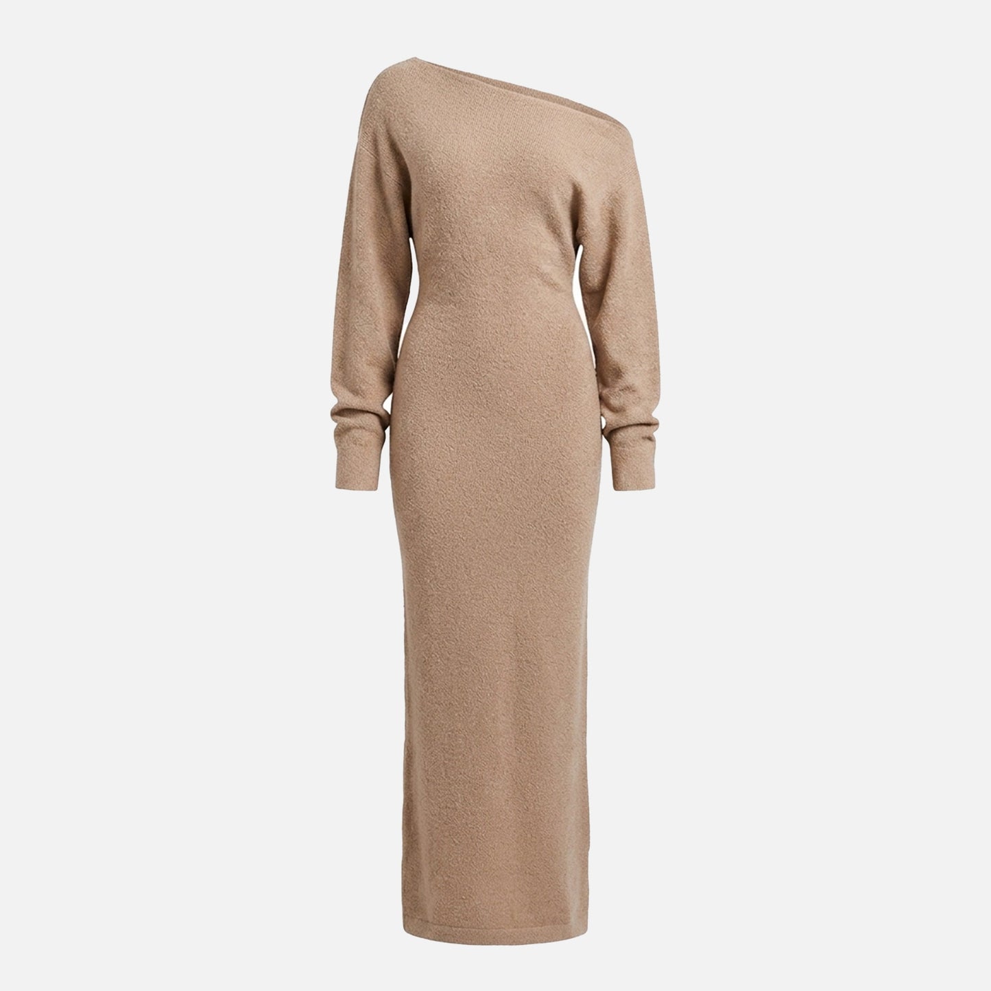 Women's Off-Shoulder Knit Maxi Dress