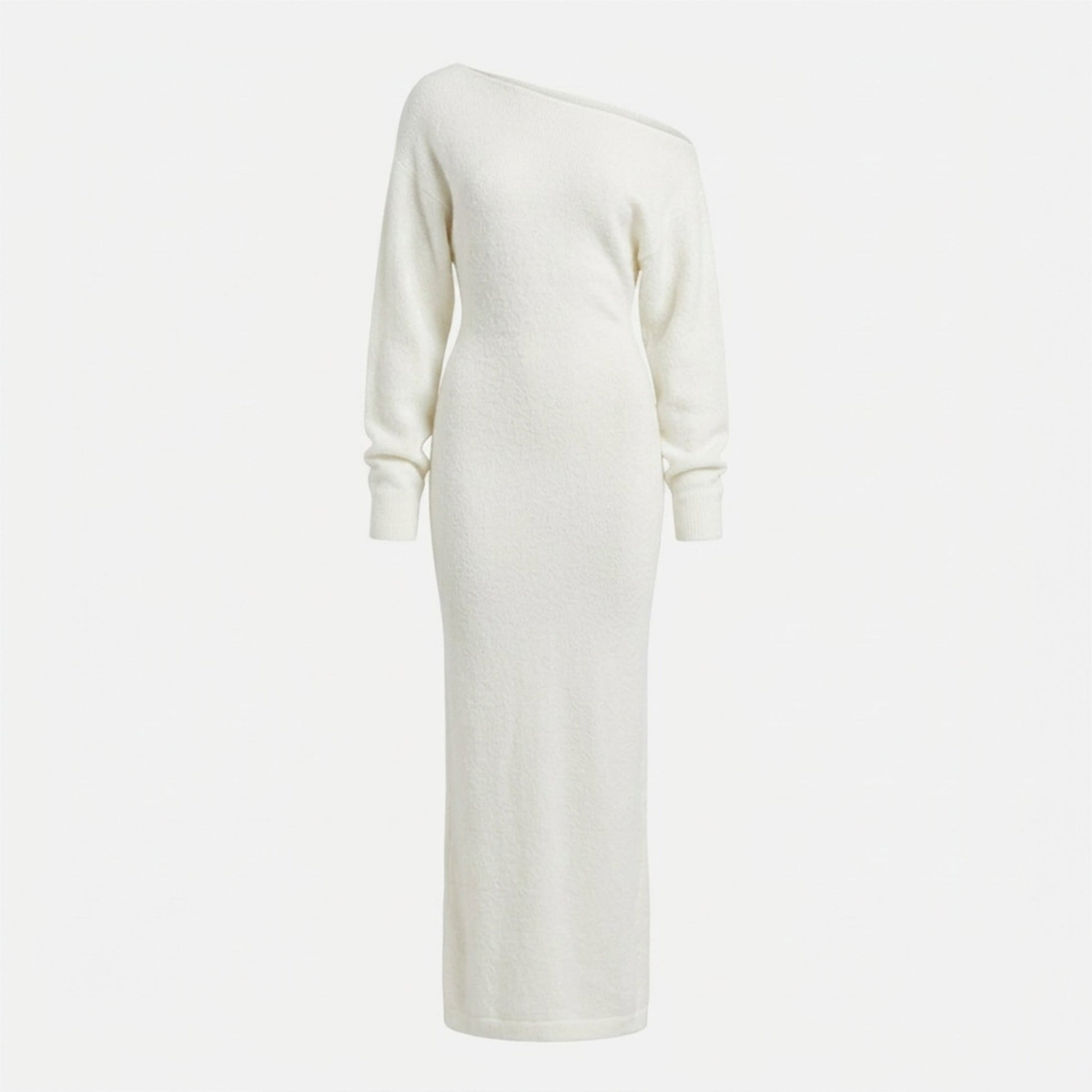 Women's Off-Shoulder Knit Maxi Dress