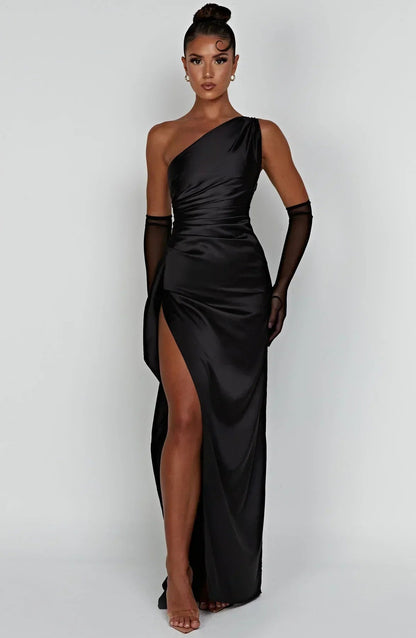 Women's One-Shoulder Maxi Dress