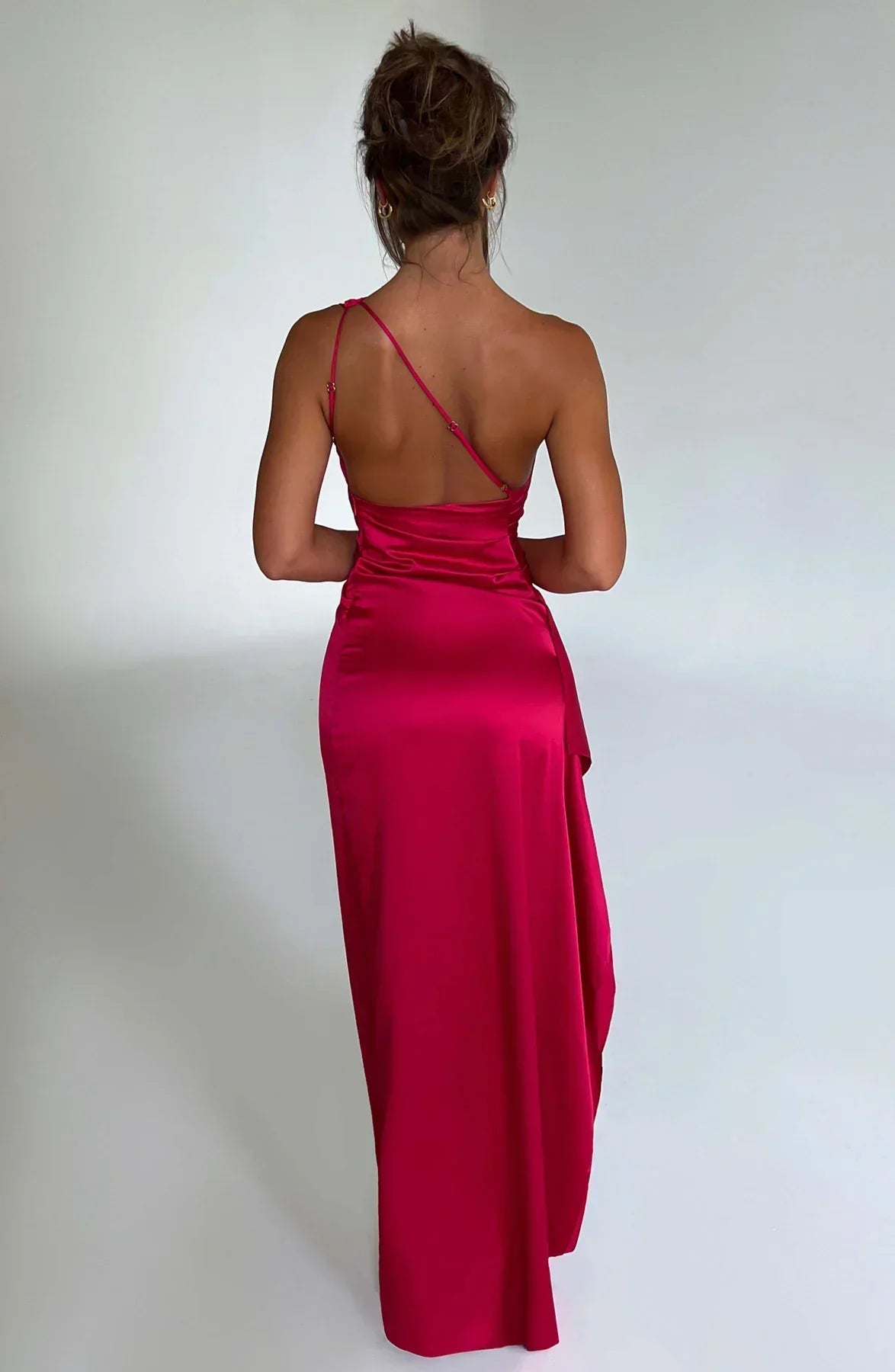 Women's One-Shoulder Maxi Dress