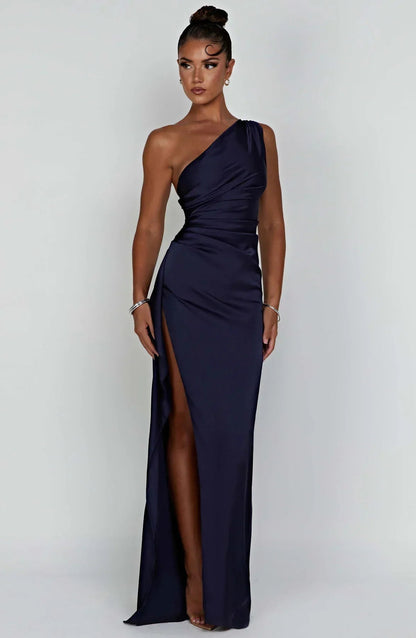 Women's One-Shoulder Maxi Dress