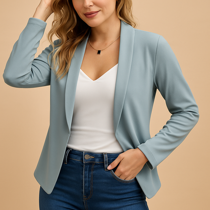 Women's Open Front Blazer with Modern Cut