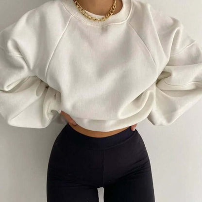 Women's Oversized Crew Neck Sweatshirt