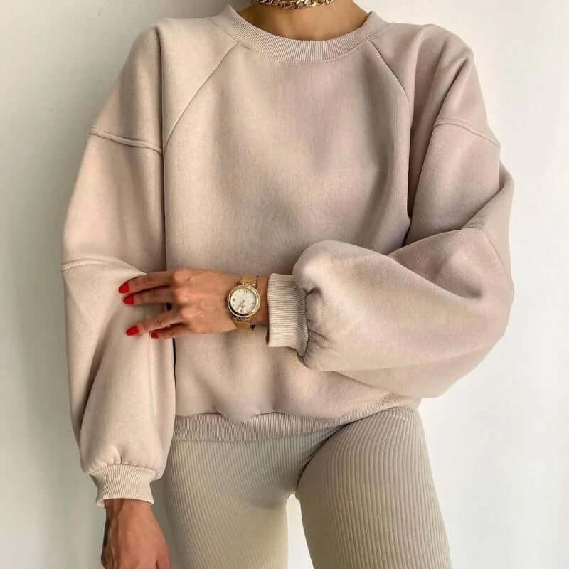 Women's Oversized Crew Neck Sweatshirt