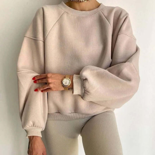 Women's Oversized Crew Neck Sweatshirt