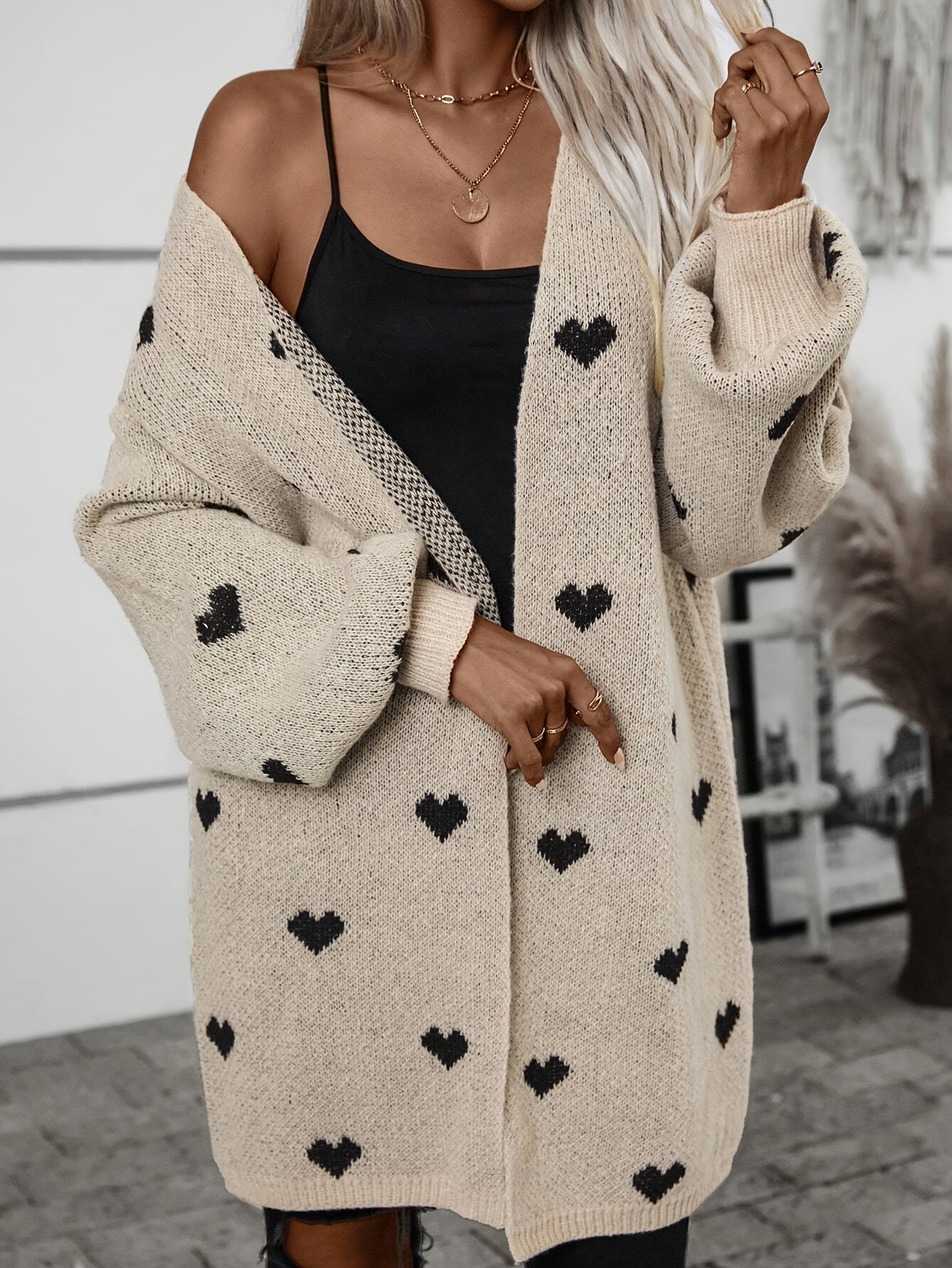 Women's Oversized Knit Cardigan