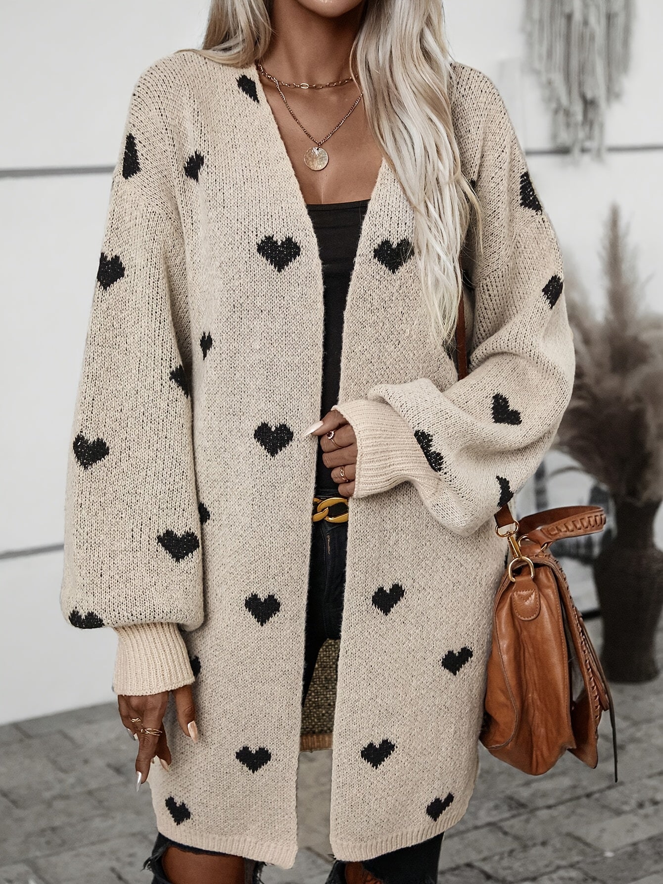 Women's Oversized Knit Cardigan