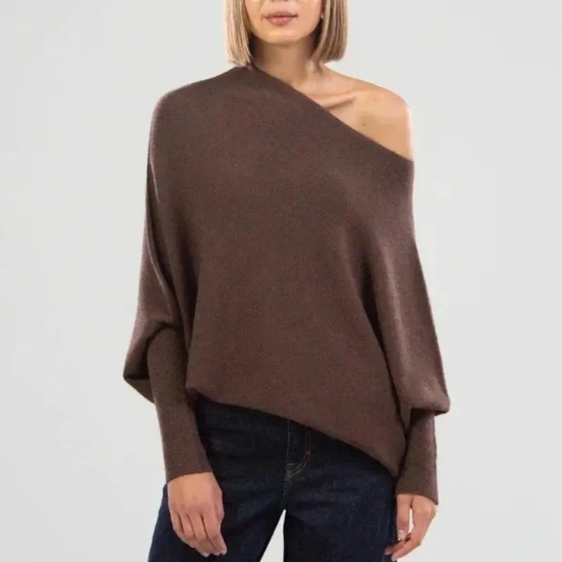 Women's Oversized Off Shoulder Sweater