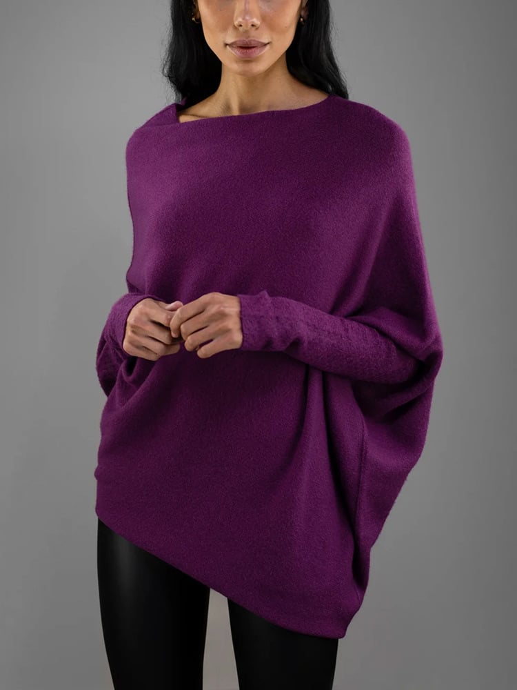 Women's Oversized Off Shoulder Sweater