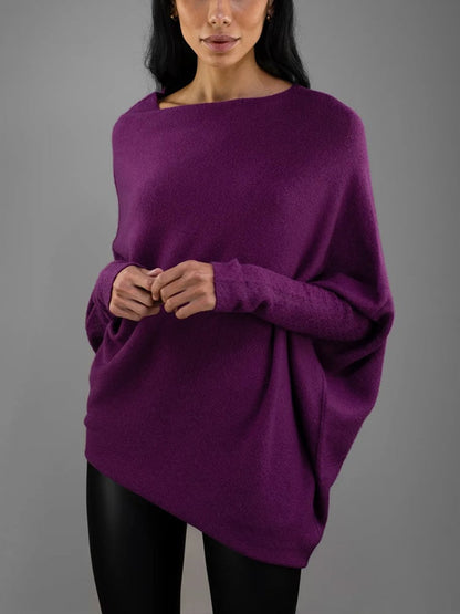 Women's Oversized Off Shoulder Sweater