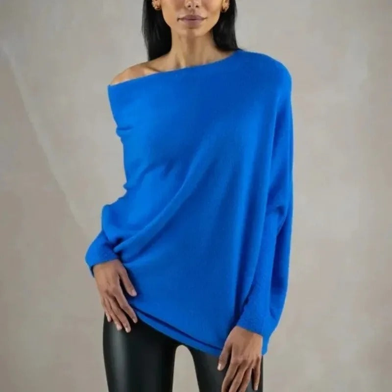 Women's Oversized Off Shoulder Sweater