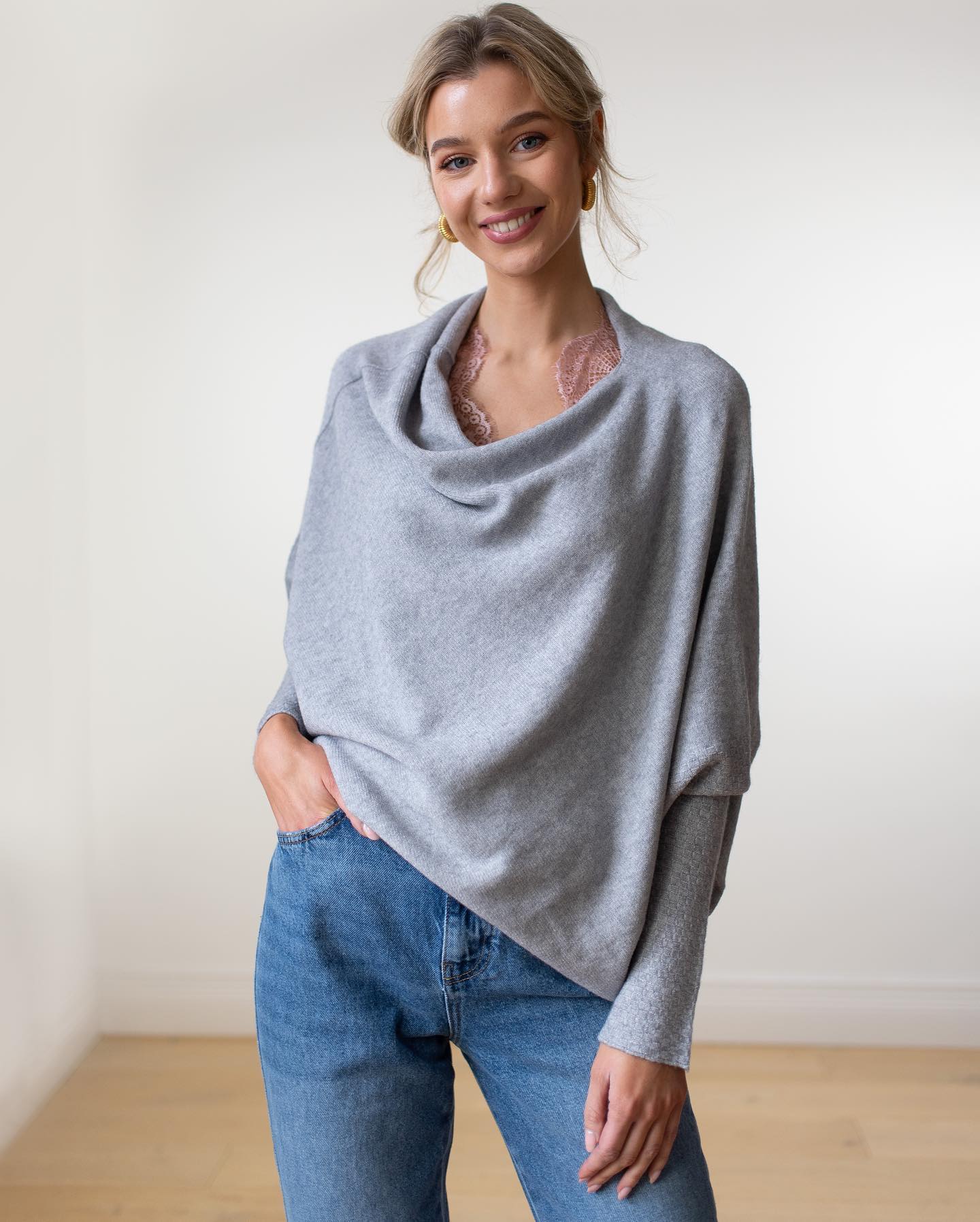 Women's Oversized Off Shoulder Sweater