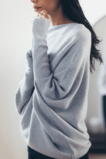 Women's Oversized Off Shoulder Sweater
