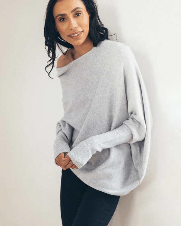 Women's Oversized Off Shoulder Sweater