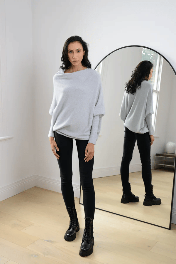 Women's Oversized Off Shoulder Sweater