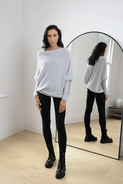 Women's Oversized Off Shoulder Sweater