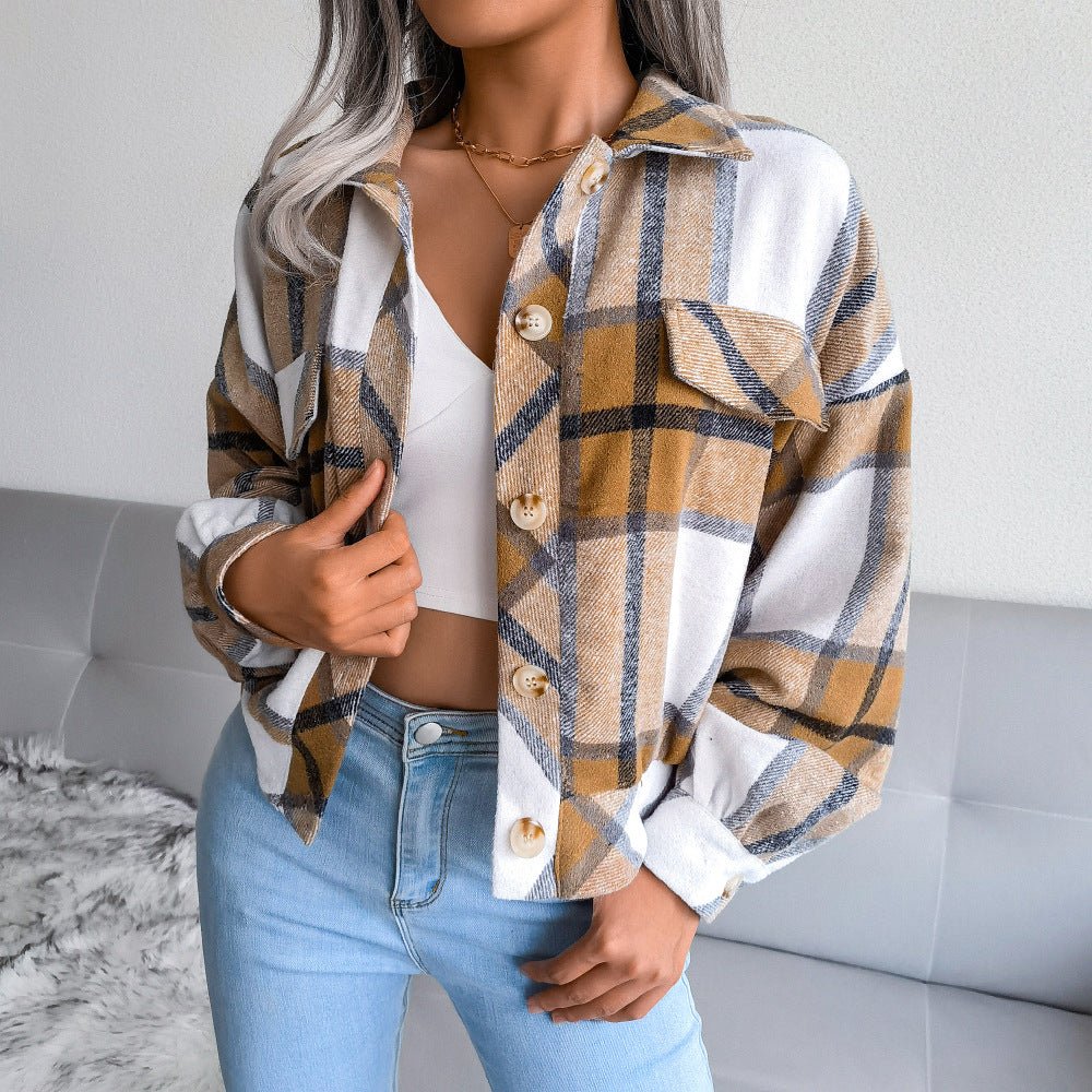 Women's Oversized Plaid Flannel Shacket