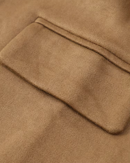 Women's Oversized Suede Blazer