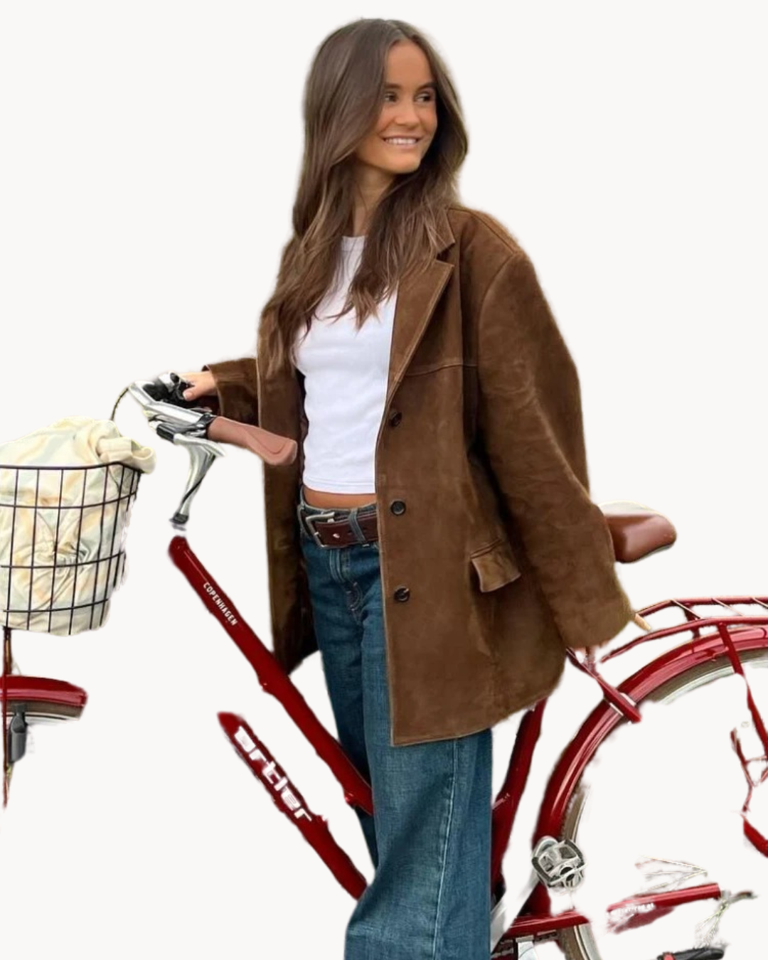 Women's Oversized Suede Blazer