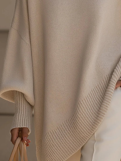 Women's Oversized Sweater with Relaxed Fit
