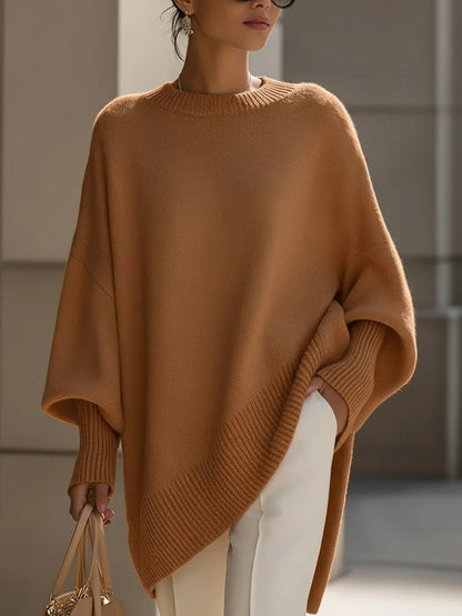 Women's Oversized Sweater with Relaxed Fit