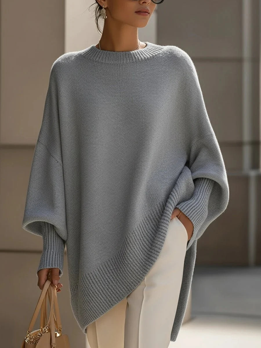 Women's Oversized Sweater with Relaxed Fit
