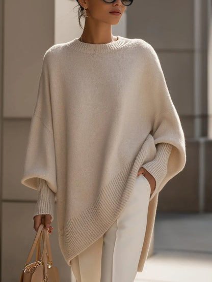 Women's Oversized Sweater with Relaxed Fit
