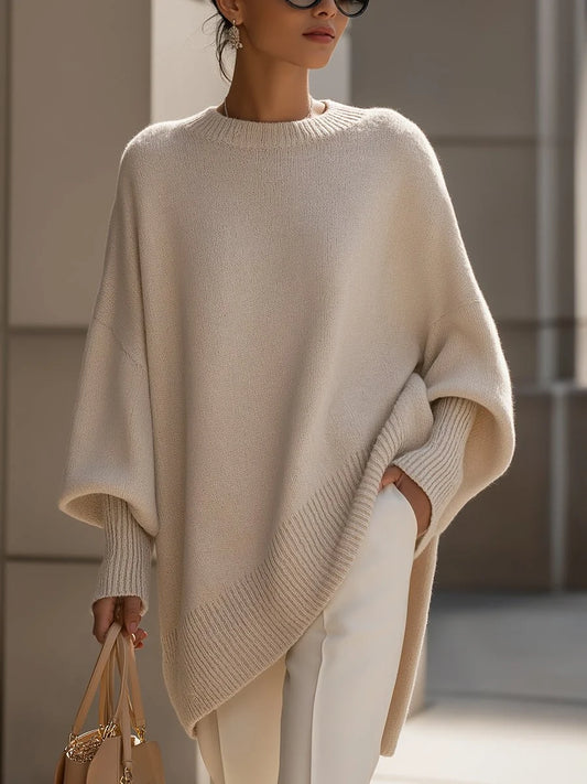 Women's Oversized Sweater with Relaxed Fit