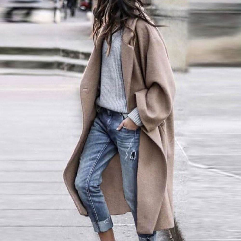 Women's Oversized Wool Blend Coat