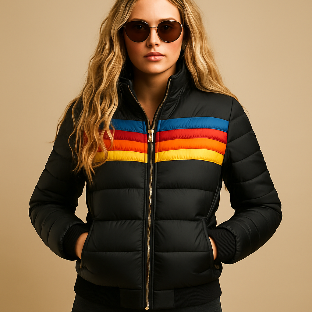 Women's Padded Winter Jacket with Hood